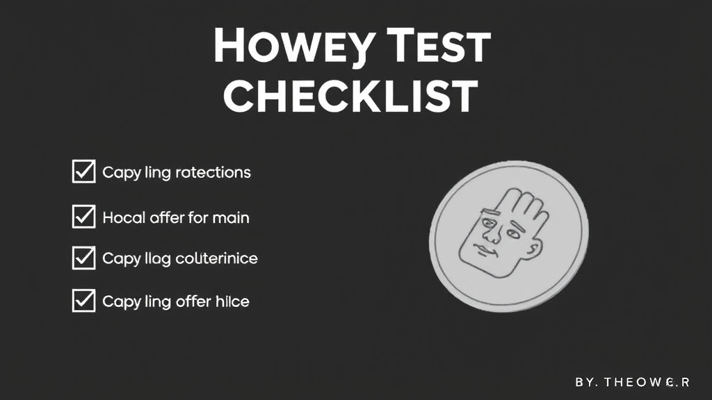 The Howey Test Checklist for Meme Coins